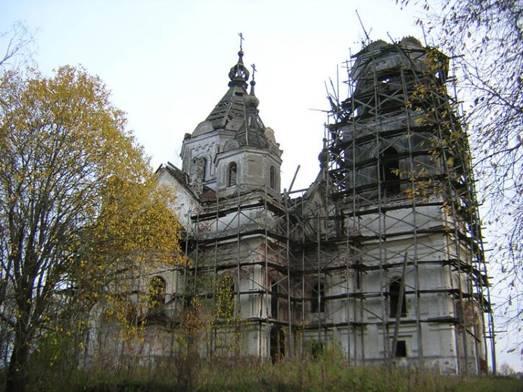 Церковь Николая Чудотворца, Рель (Лужский район, Ленинградская область). фасады