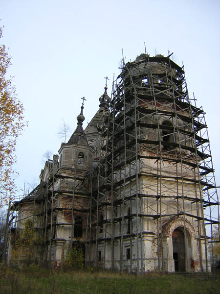 Церковь Николая Чудотворца, Рель (Лужский район, Ленинградская область). фасады