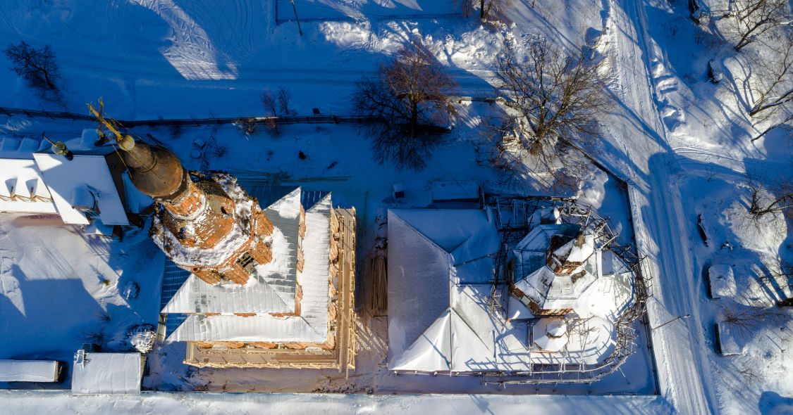 Храмовый комплекс. Церкви Благовещения Пресвятой Богородицы и Исаакия Далматского, Степановское (Раменский район и гг. Бронницы, Жуковский, Московская область). фасады