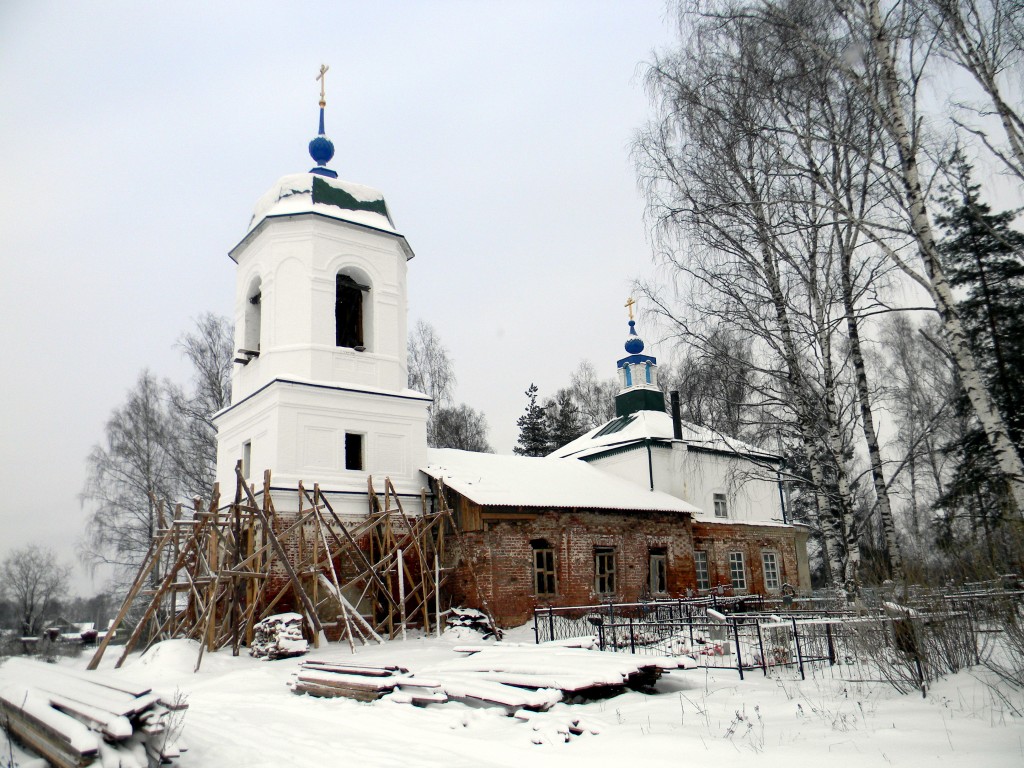 Церковь Казанской иконы Божией Матери, Бахарево (Кинешемский район, Ивановская область). фасады