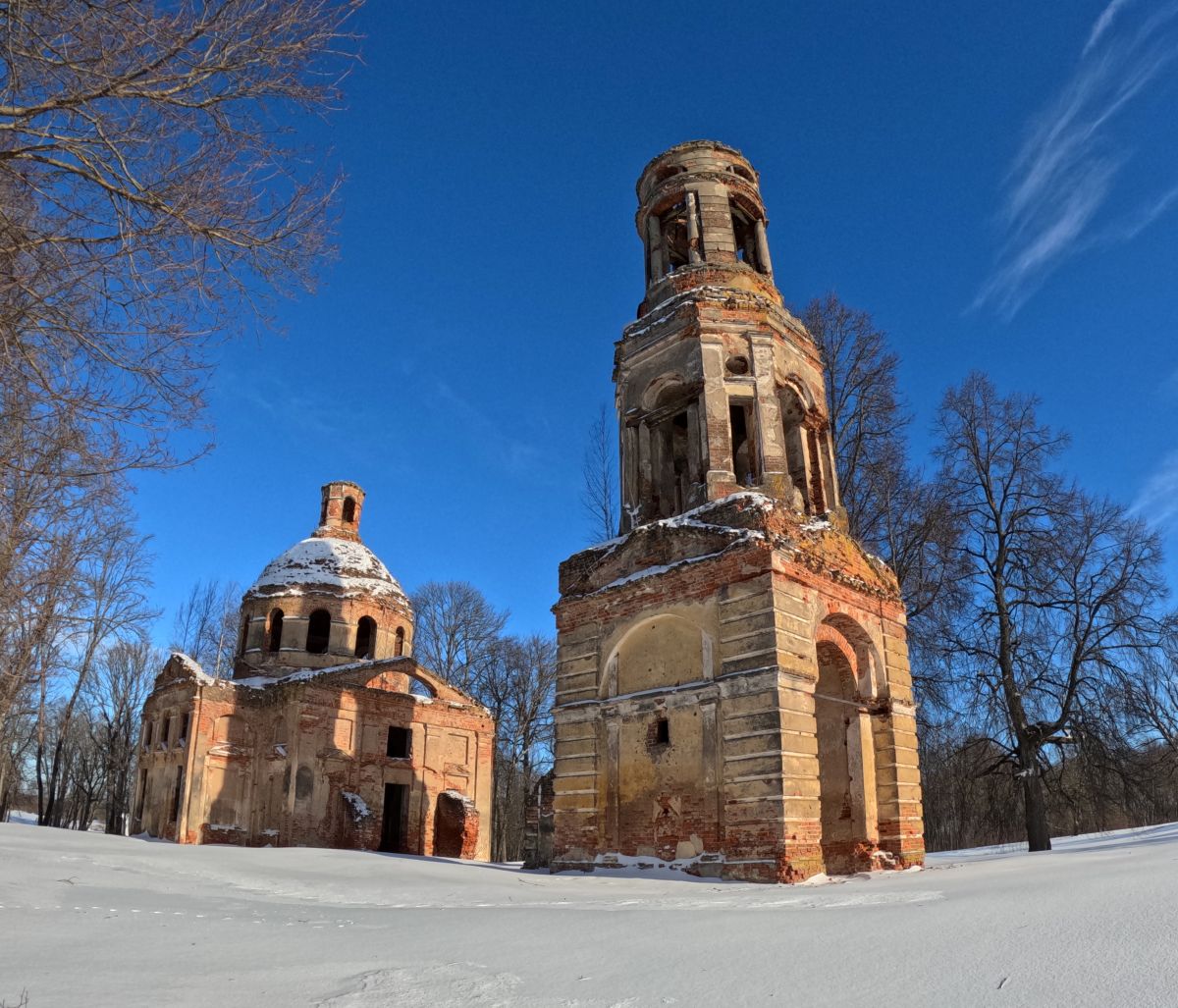 Церковь Троицы Живоначальной, Герчики (Смоленский район, Смоленская область). фасады