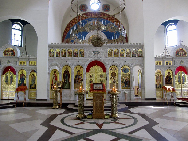 Церковь Вознесения Господня (новая), Звенигород (Одинцовский городской округ и ЗАТО Власиха, Краснознаменск, Московская область). интерьер и убранство