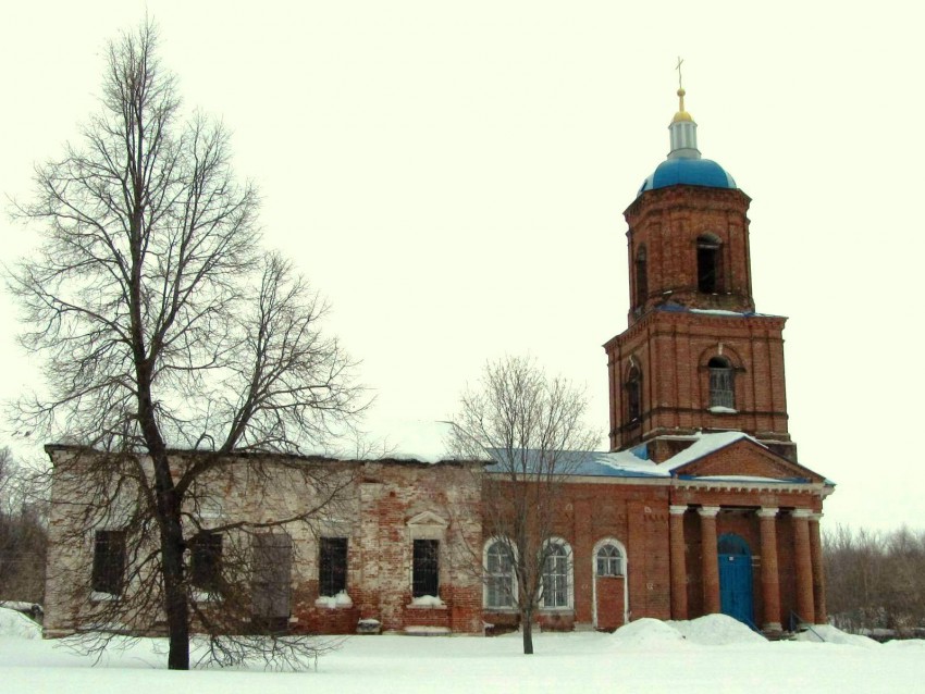 Дмитриево. Церковь Успения Пресвятой Богородицы. фасады, вид с севера