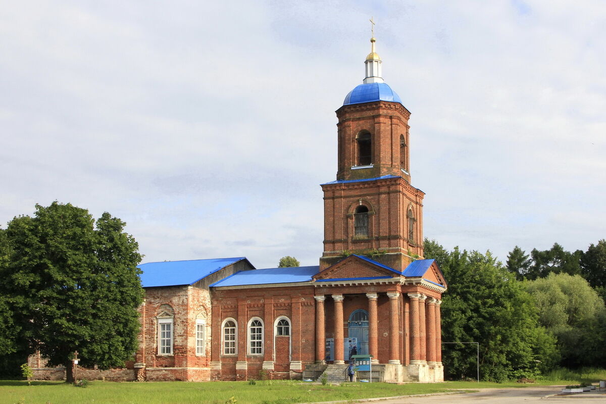 Церковь Успения Пресвятой Богородицы, Дмитриево (Касимовский район и г. Касимов, Рязанская область). фасады
