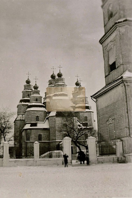 Новомосковск. Собор Троицы Живоначальной. архивная фотография, Западный фасад собора. Фото 1941 г. с аукциона e-bay.de