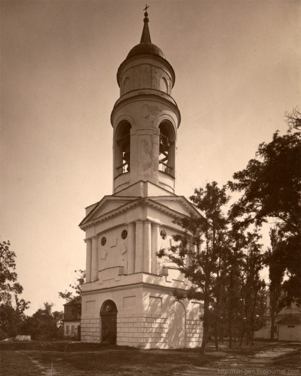 Новомосковск. Самарский Николаевский монастырь. архивная фотография, Николаевский Собор ,колокольня.Автор фото:С.Таранушенко