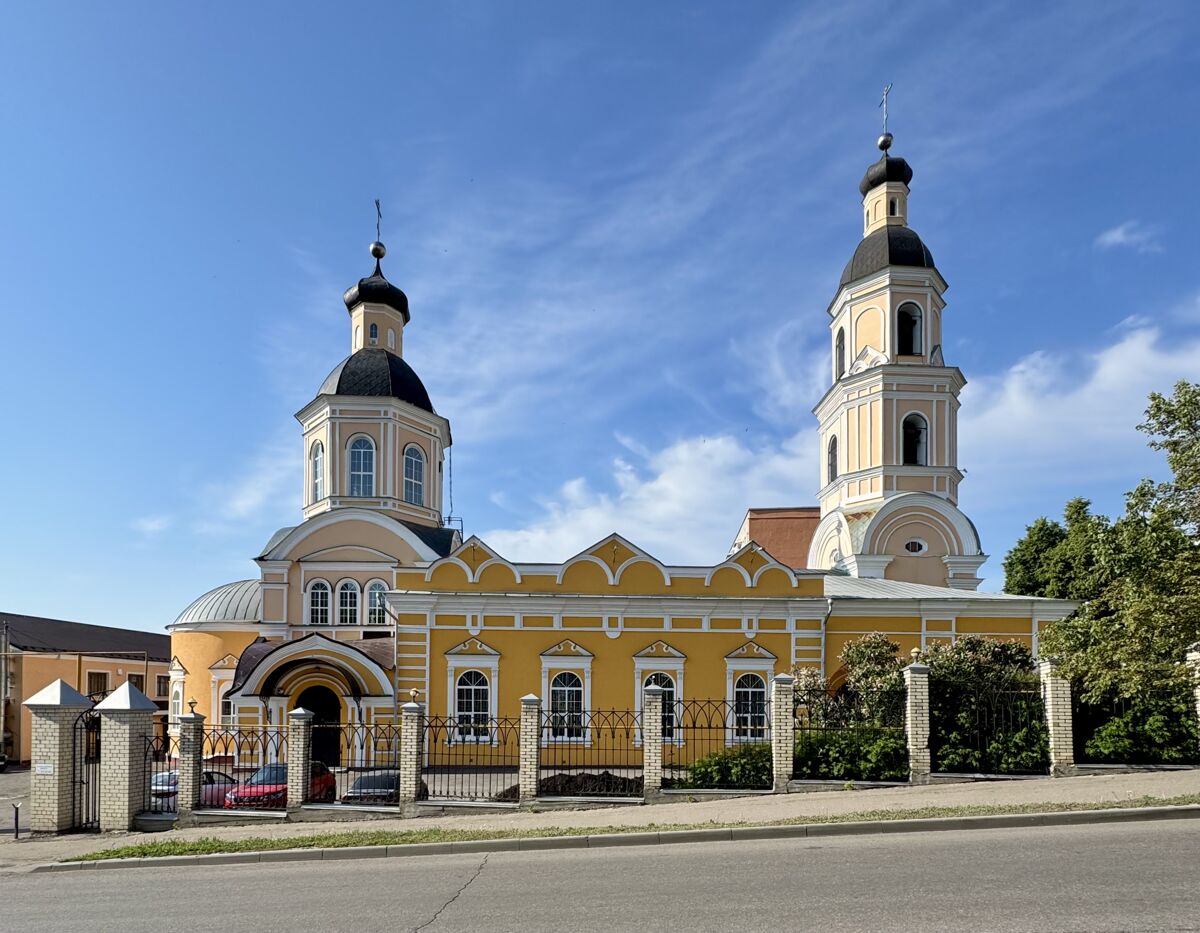 Собор Покрова Пресвятой Богородицы, Пенза (Пенза, город, Пензенская область). фасады, Вид с севера через улицу