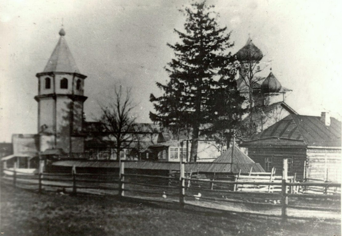 Церковь Георгия Победоносца (старая), Осьмино (Лужский район, Ленинградская область). архивная фотография, Фото 1910-х годов из приходского архива