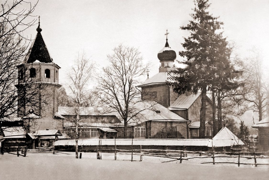 Церковь Георгия Победоносца (старая), Осьмино (Лужский район, Ленинградская область). архивная фотография, Фото 1925 г. из фондов ИИМК РАН