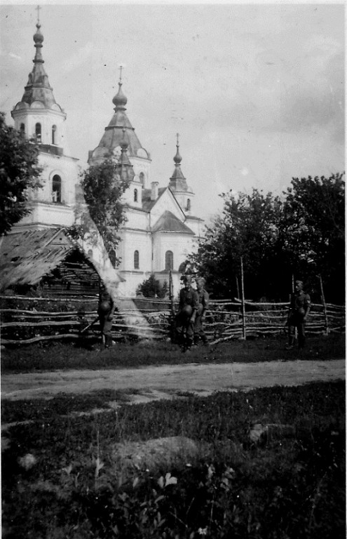 Церковь Николая Чудотворца, Рель (Лужский район, Ленинградская область). архивная фотография, Фото 1941 г. с аукциона e-bay.de