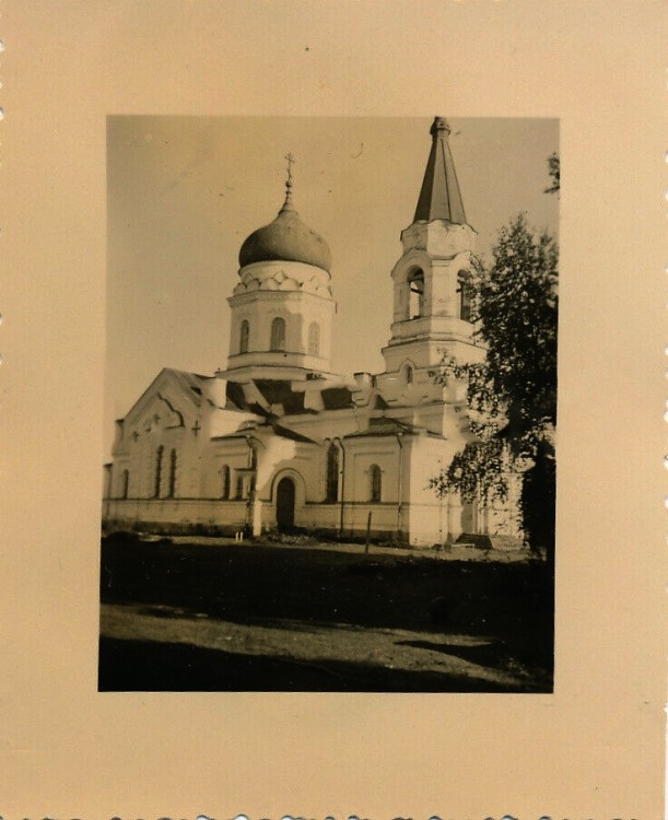 Церковь Вознесения Господня (старая), Самро (Лужский район, Ленинградская область). архивная фотография, Фото 1941 г. с аукциона e-bay.de