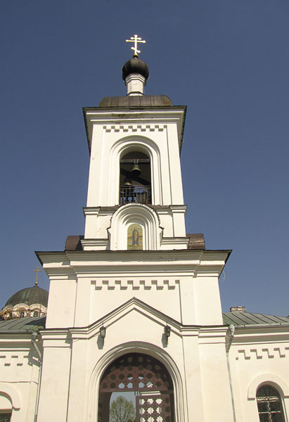 Спасо-Евфросиниевский женский монастырь. Надвратная колокольня, Полоцк (Полоцкий район и г. Полоцк, Беларусь, Витебская область). архитектурные детали