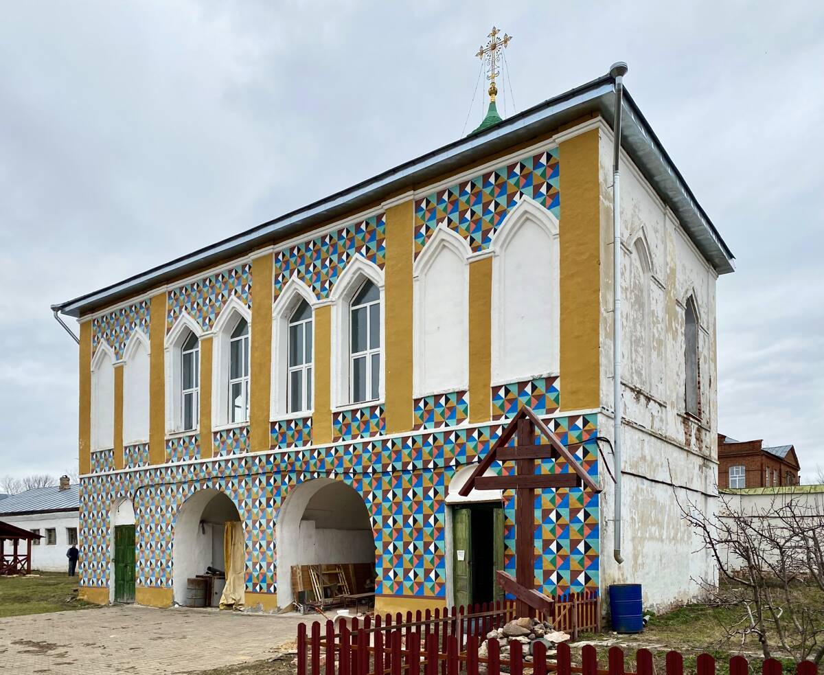Макарьев. Макариев-Унженский монастырь. Церковь Николая Чудотворца. фасады, Вид с юго-запада