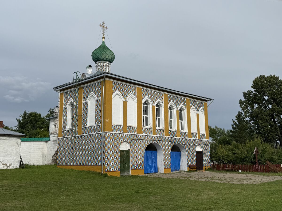 Макариев-Унженский монастырь. Церковь Николая Чудотворца, Макарьев (Макарьевский район, Костромская область). фасады, Вид с запада