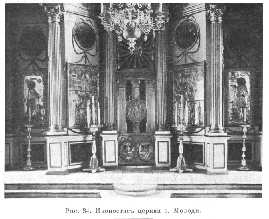 Церковь Воскресения Христова, Молоди (Чеховский городской округ, Московская область). архивная фотография, Известия ИАК 1915 http://www.library.chersonesos.org/showsection.php?section_code=1