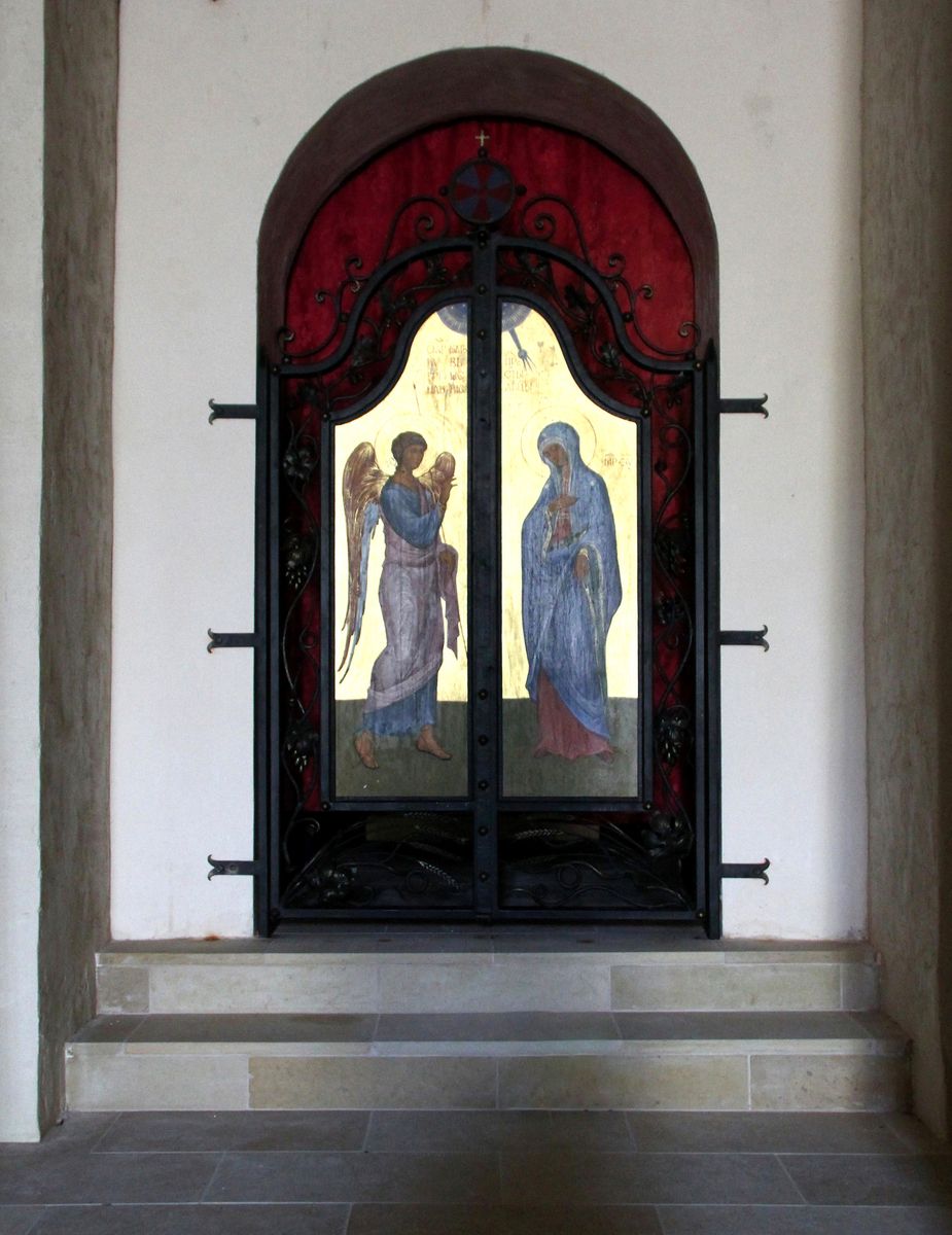 Церковь Рождества Иоанна Предтечи., интерьер и убранство. Церковь Сицилийской иконы Божией Матери, Дивногорье (Лискинский район, Воронежская область)