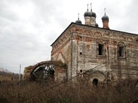 Церковь Воскресения Словущего, Разрушенный алтарь<br>, Дубенское, Вадский район, Нижегородская область