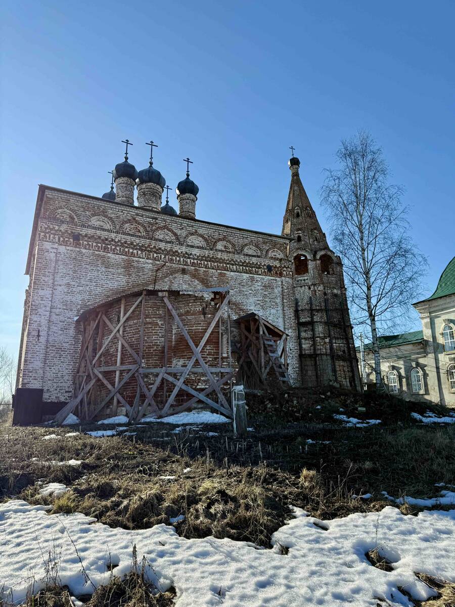 Церковь Воскресения Словущего, Дубенское (Вадский район, Нижегородская область). документальные фотографии
