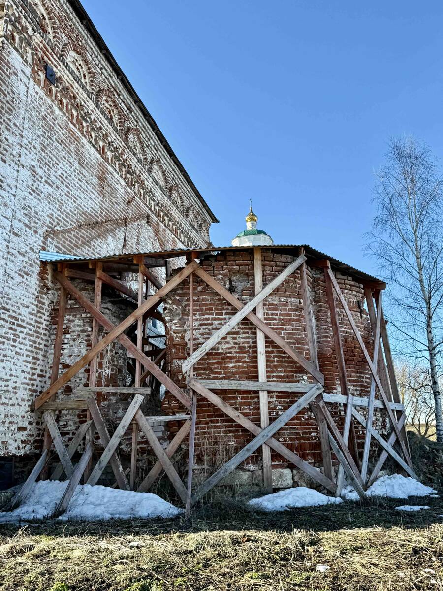 Церковь Воскресения Словущего, Дубенское (Вадский район, Нижегородская область). документальные фотографии