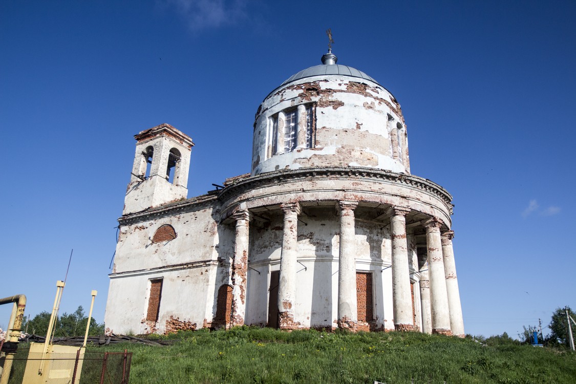 Борисово-Покровское. Церковь Покрова Пресвятой Богородицы. фасады