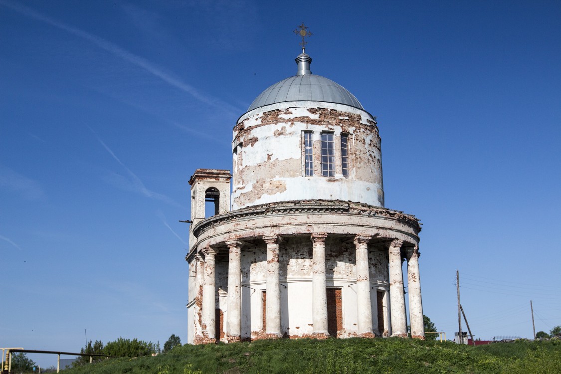 Борисово-Покровское. Церковь Покрова Пресвятой Богородицы. фасады