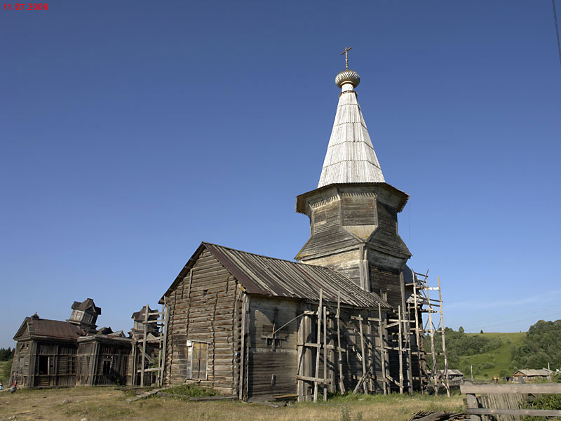 Саминский Погост. Церковь Илии Пророка. фасады