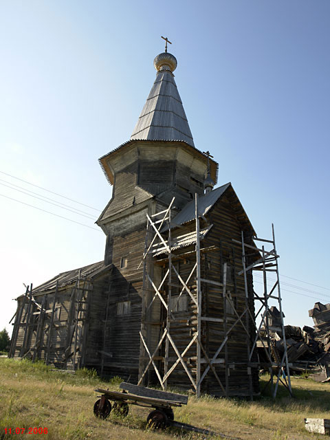 Саминский Погост. Церковь Илии Пророка. фасады