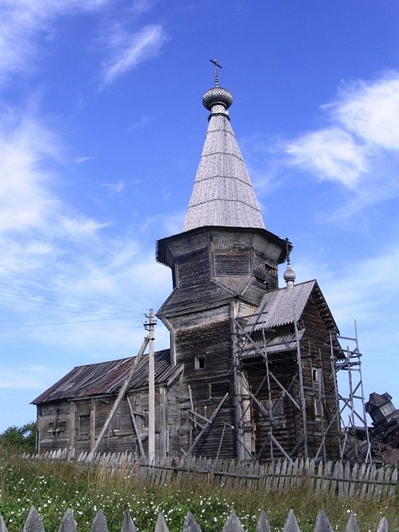 Саминский Погост. Церковь Илии Пророка. фасады, вид с юго-востока