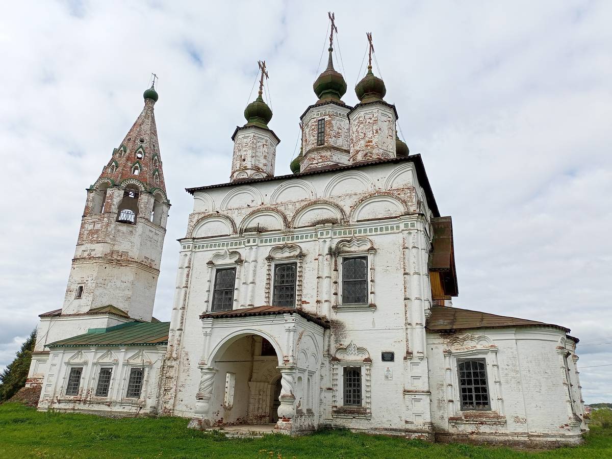 Церковь Димитрия Солунского в Дымковской слободе, Великий Устюг (Великоустюгский район, Вологодская область). фасады