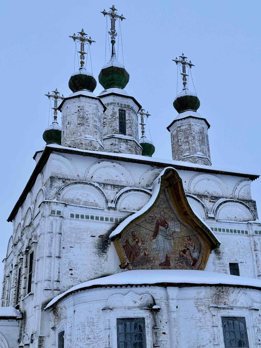 архитектурные детали. Церковь Димитрия Солунского в Дымковской слободе, Великий Устюг (Великоустюгский район, Вологодская область)