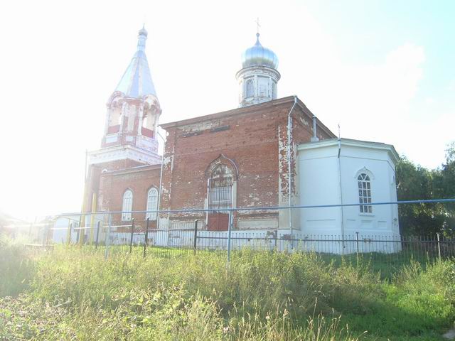 Тепелево. Церковь Сергия Радонежского. фасады