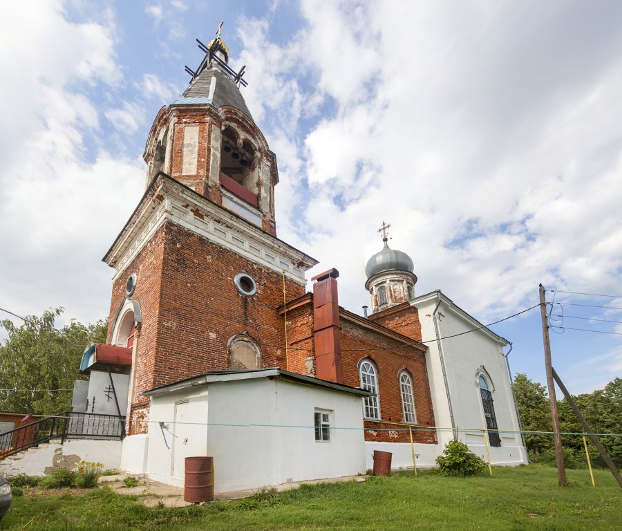 Тепелево. Церковь Сергия Радонежского. фасады