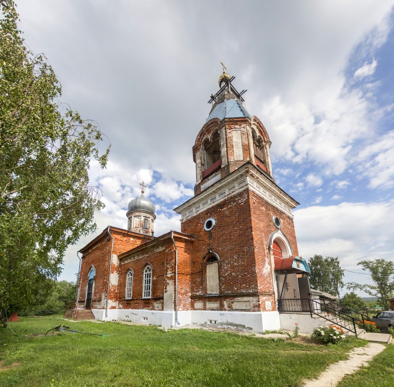 Тепелево. Церковь Сергия Радонежского. фасады
