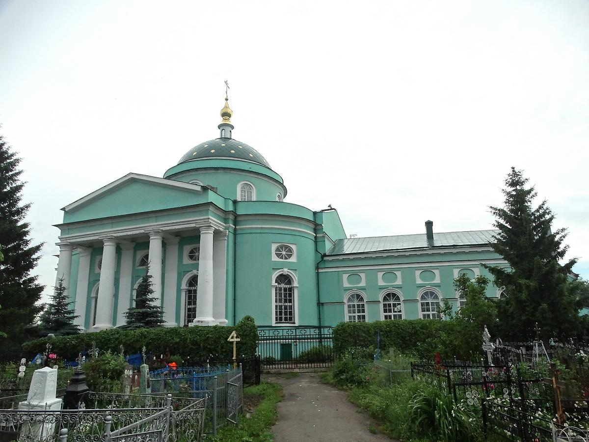 фасады. Церковь Сергия Радонежского, Выездное (Арзамасский район и г. Арзамас, Нижегородская область)