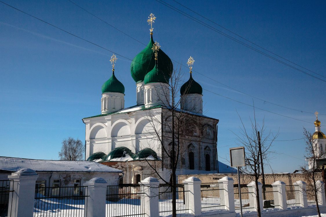 Спасо-Преображенский монастырь. Собор Преображения Господня, Арзамас (Арзамасский район и г. Арзамас, Нижегородская область). общий вид в ландшафте
