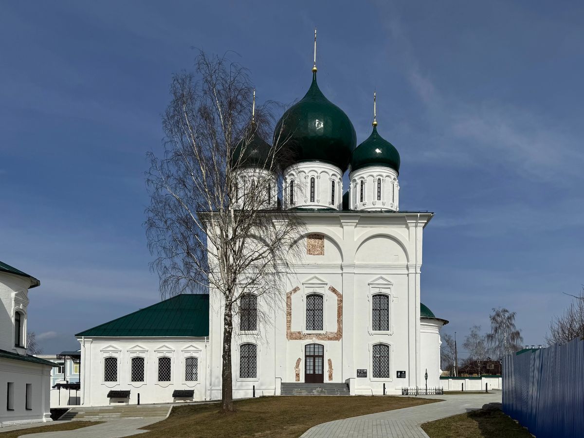 Вид с юга, фасады. Спасо-Преображенский монастырь. Собор Преображения Господня, Арзамас (Арзамасский район и г. Арзамас, Нижегородская область)