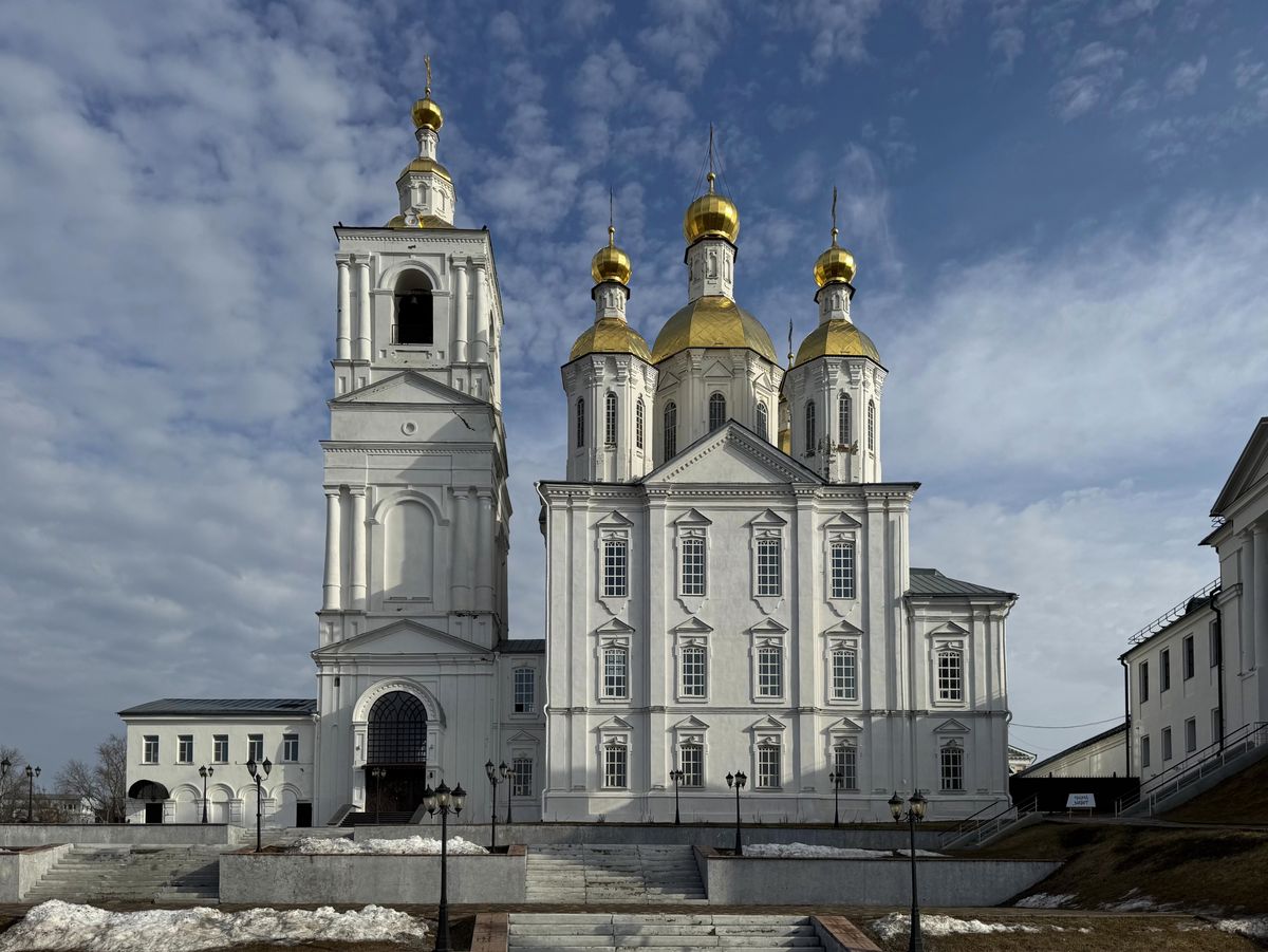 Южный фасад, фасады. Спасо-Преображенский монастырь. Церковь Благовещения Пресвятой Богородицы, Арзамас (Арзамасский район и г. Арзамас, Нижегородская область)