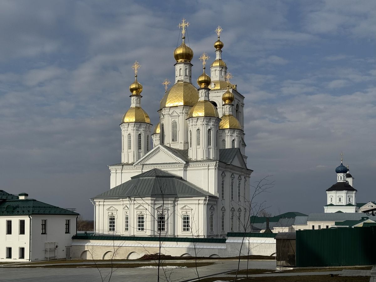 Вид с северо-востока, фасады. Спасо-Преображенский монастырь. Церковь Благовещения Пресвятой Богородицы, Арзамас (Арзамасский район и г. Арзамас, Нижегородская область)