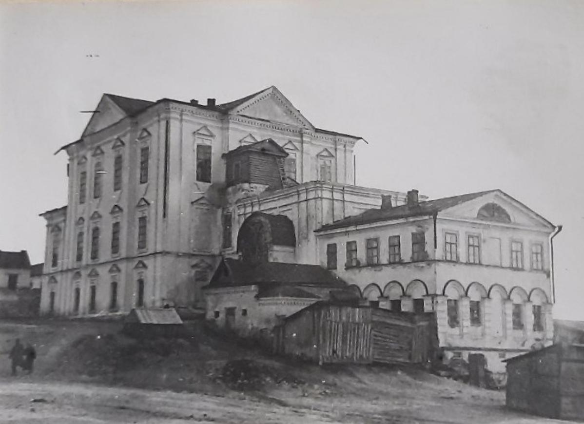 1947 г., архивная фотография. Спасо-Преображенский монастырь. Церковь Благовещения Пресвятой Богородицы, Арзамас (Арзамасский район и г. Арзамас, Нижегородская область)
