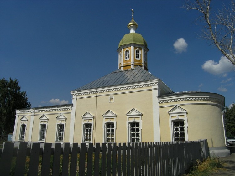 Арзамас. Церковь Андрея Первозванного. общий вид в ландшафте
