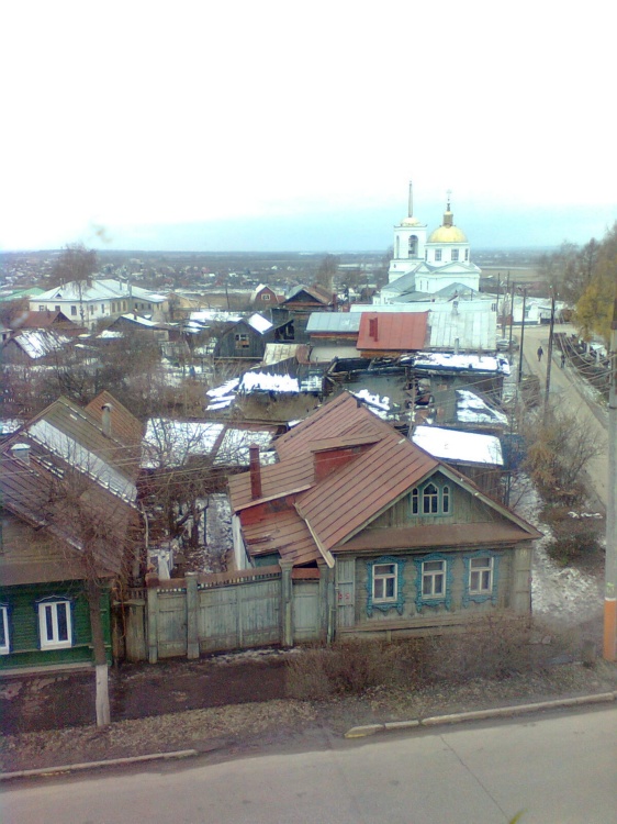 Церковь Сошествия Святого Духа, Арзамас (Арзамасский район и г. Арзамас, Нижегородская область). общий вид в ландшафте