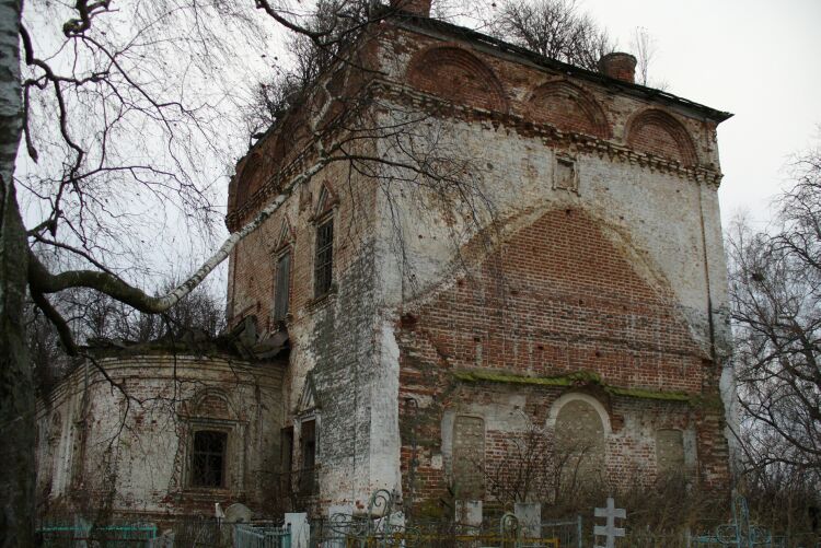Соболево. Церковь Воскресения Христова. фасады