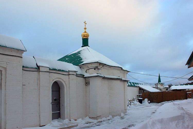 Троицкий мужской монастырь, Чебоксары (Чебоксары, город, Республика Чувашия). фасады, Часовня у северных ворот
