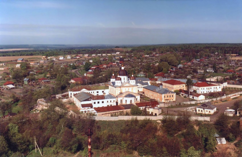 Оранки. Оранский Богородицкий мужской монастырь. общий вид в ландшафте, 		      