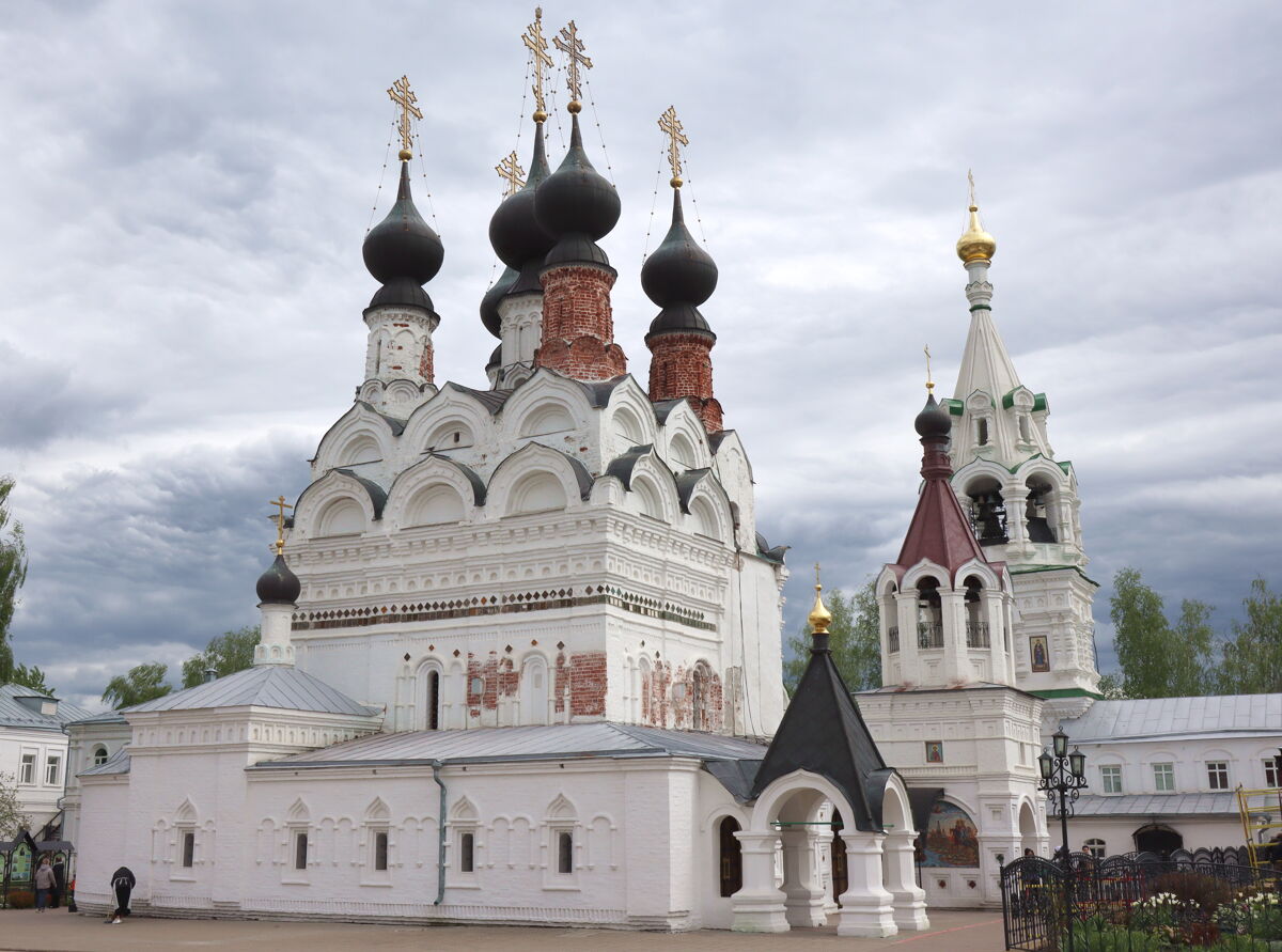 Троицкий женский монастырь. Собор Троицы Живоначальной, Муром (Муромский район и г. Муром, Владимирская область). общий вид в ландшафте, Вид с севера