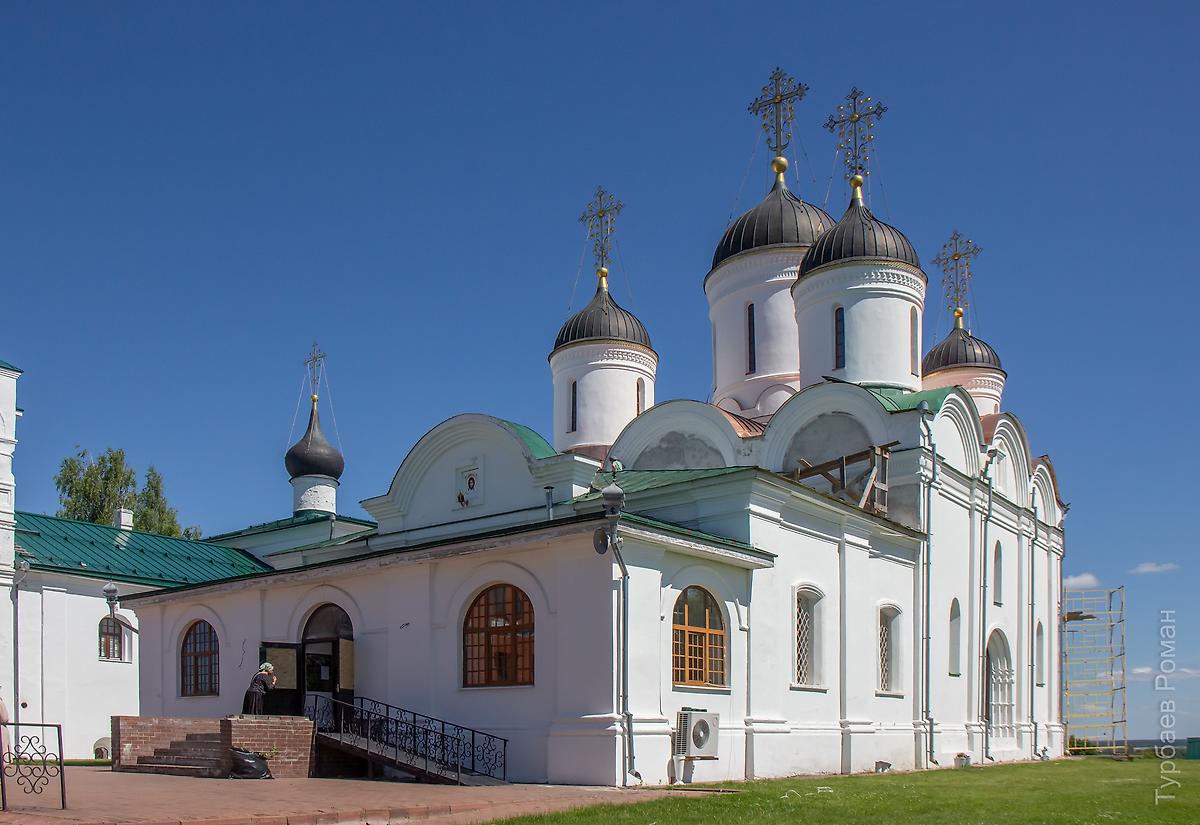 Вид с юго-запада, фасады. Спасский мужской монастырь. Собор Преображения Господня, Муром (Муромский район и г. Муром, Владимирская область)