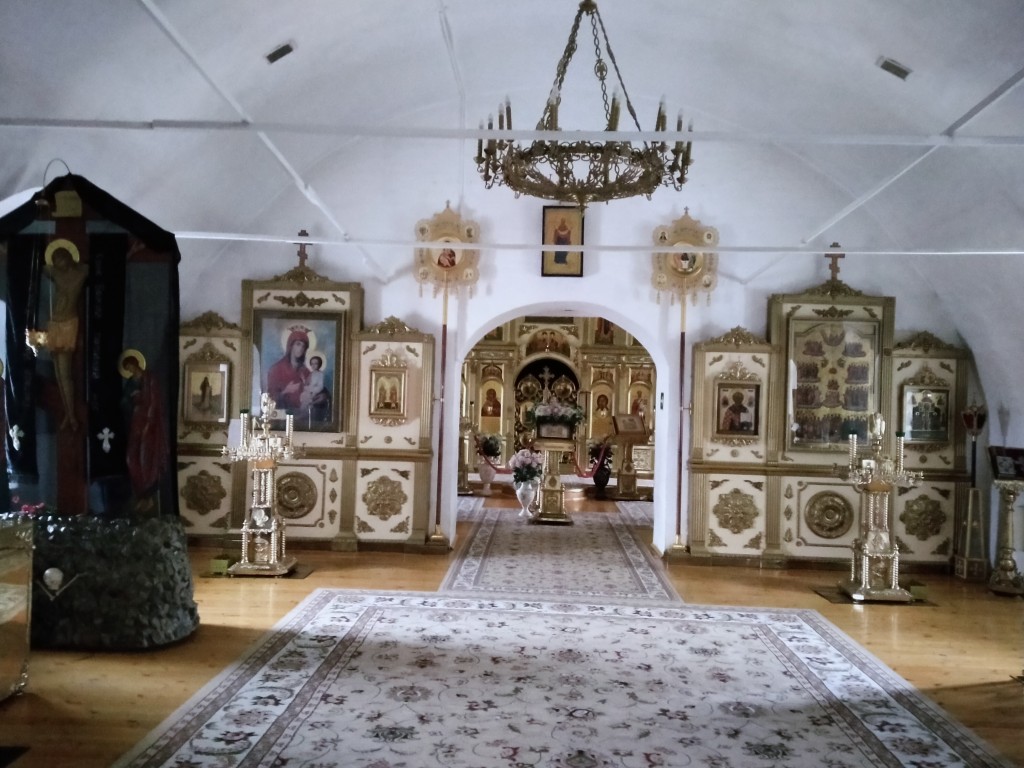 Троицкий Никольский мужской монастырь. Собор Троицы Живоначальной, Гороховец (Гороховецкий район, Владимирская область). интерьер и убранство, общий вид интерьера нижнего храма