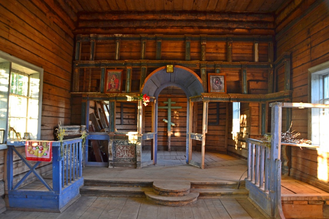 Церковь Николая Чудотворца, Вегоруксы (Медвежьегорский район, Республика Карелия). интерьер и убранство