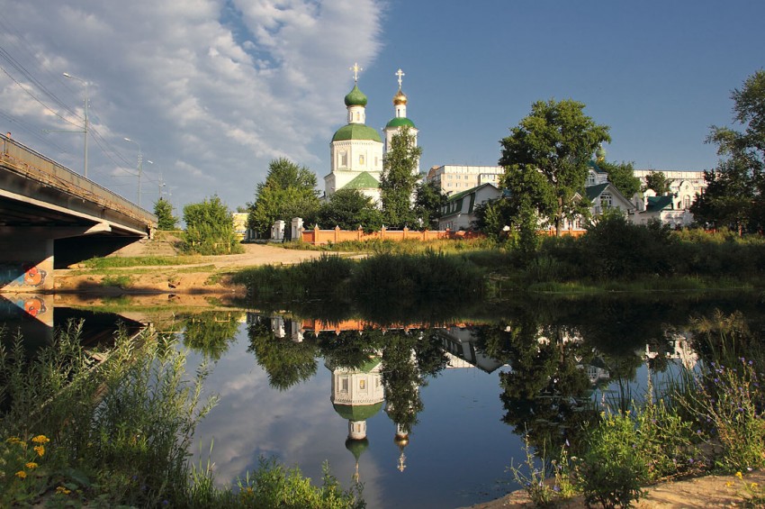 Собор Вознесения Господня, Йошкар-Ола (Йошкар-Ола, город, Республика Марий Эл). общий вид в ландшафте