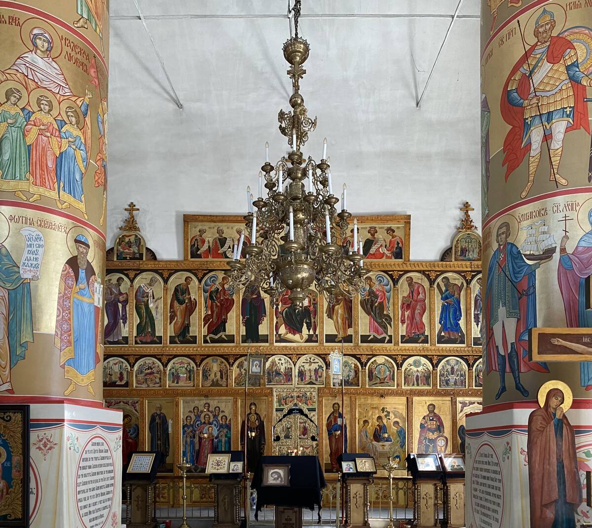 Церковь Михаила Архангела, Чебоксары (Чебоксары, город, Республика Чувашия). интерьер и убранство, Интерьер, вид от входа
